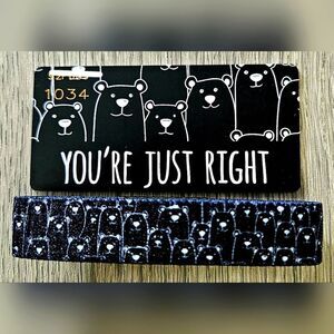 ZOX "YOU'RE JUST RIGHT" #1034 INTERACTIVE BEAR COLLECTIBLE WRISTBAND